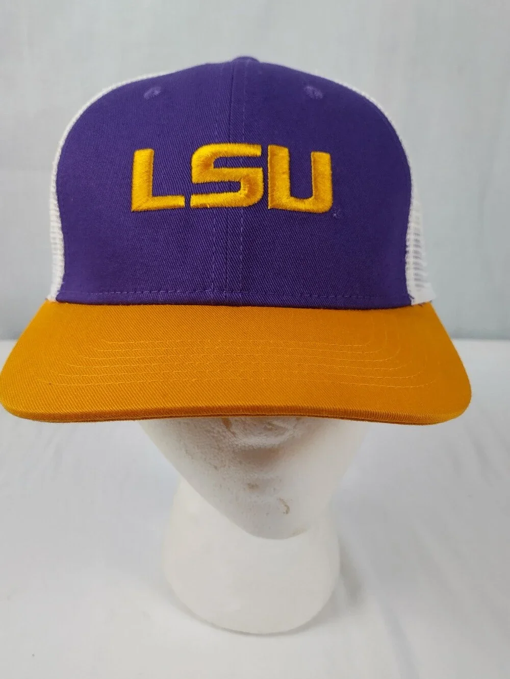 LSU Tigers Trucker Mesh Snapback Hat Football Team Gear